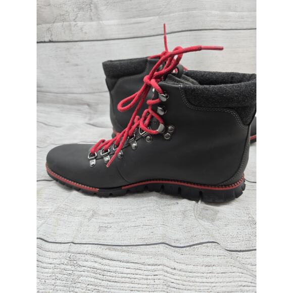 COLE HAAN ZERØGRAND Men\'s Size 10 Leather Water Resistant Hiking Boots C31400 main image 4